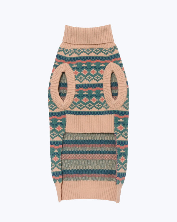 DEMY LEE WOOL JACQUARD SWEATER by Nooee Pet