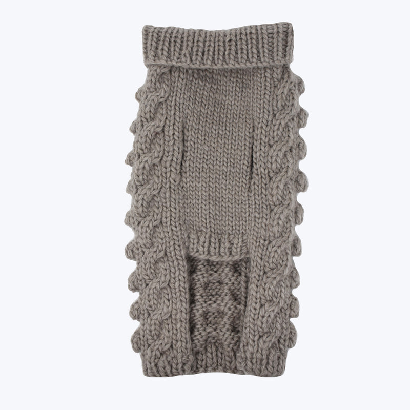 WARE OF THE DOG SWEATER KNIT TURTLENECK TAN NATURAL