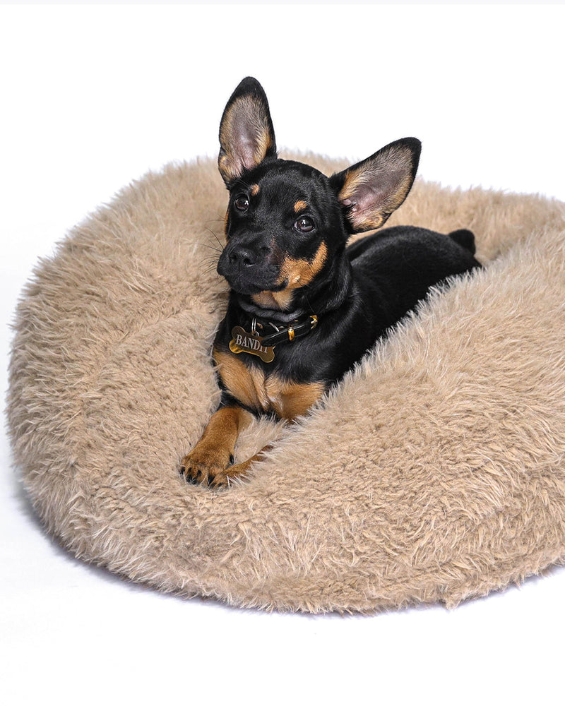TAN POD DOG BED COVER