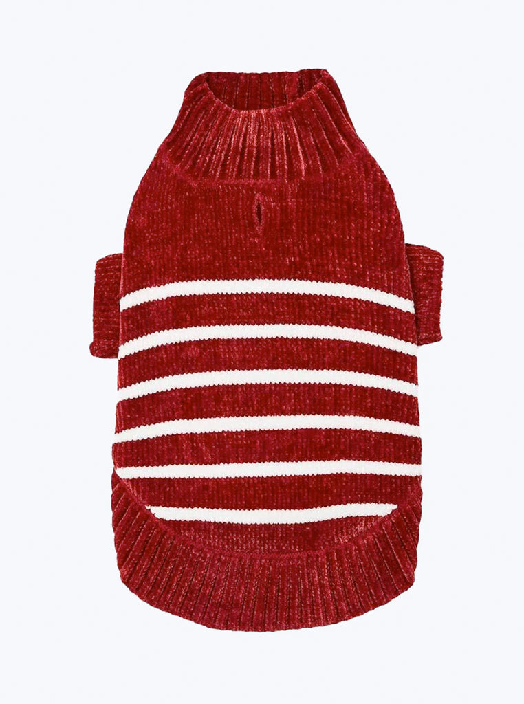 FESTIVE STRIPED SWEATER by Blueberry Pet