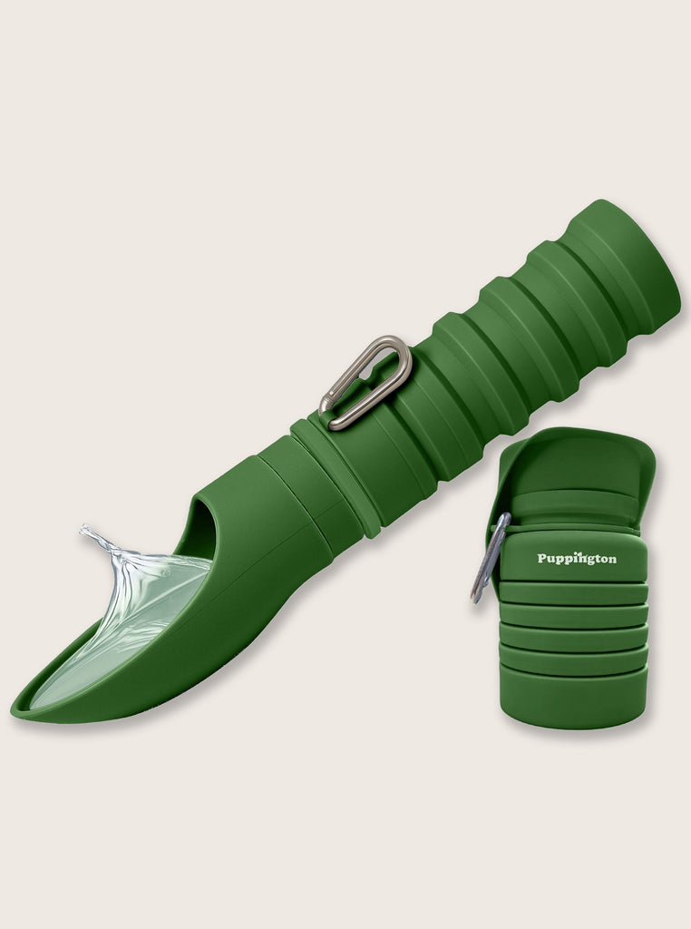 COLLAPSIBLE SILICONE DOG WATER BOTTLE