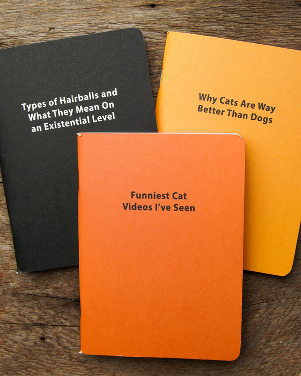 JOURNAL FOR CAT PEOPLE 3 PACK WHISKEY RIVER SOAP CO