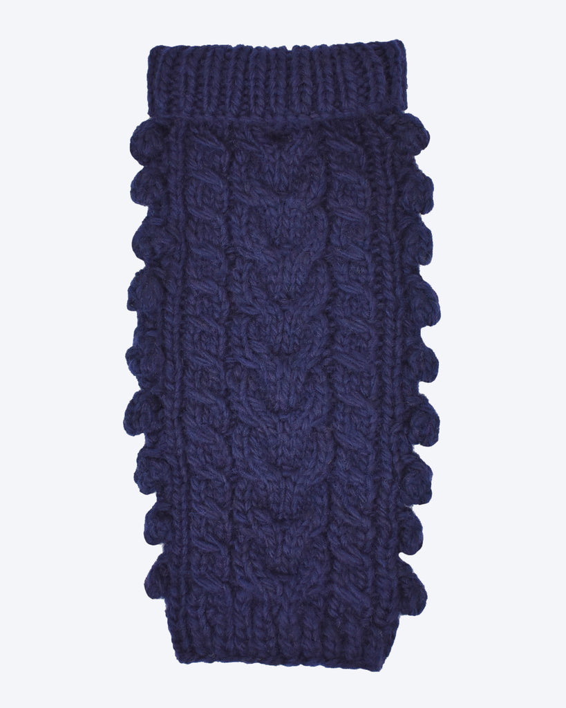 WARE OF THE DOG SWEATER KNIT TURTLENECK NAVY