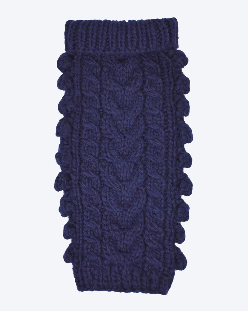 WARE OF THE DOG SWEATER KNIT TURTLENECK NAVY