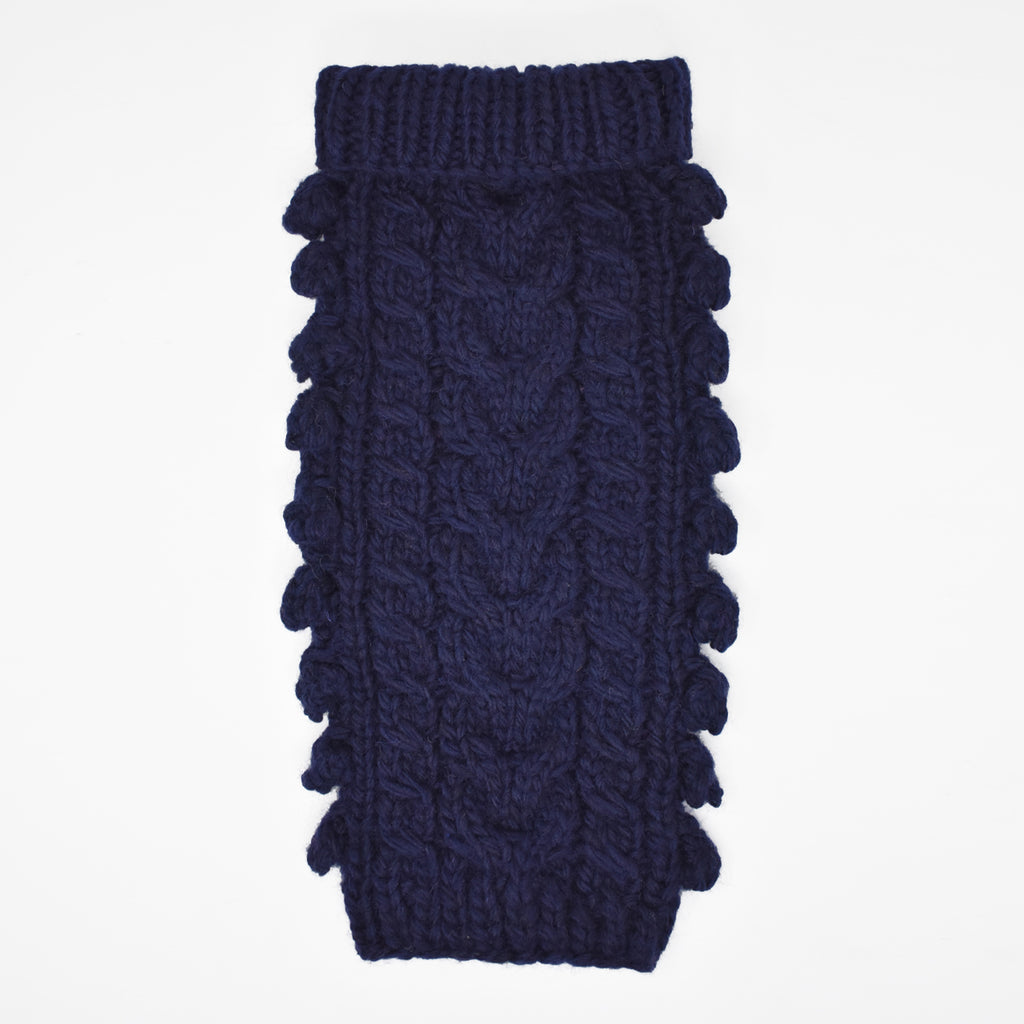 WARE OF THE DOG SWEATER KNIT TURTLENECK NAVY