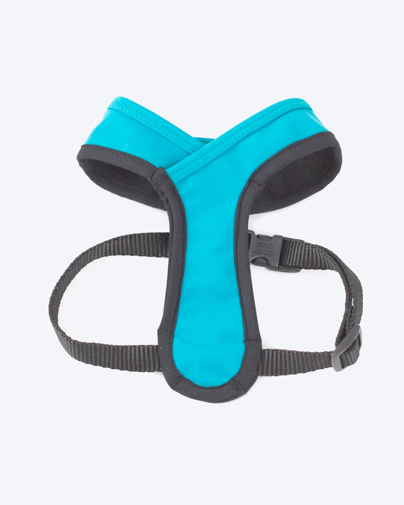 TURQUOISE DOG HARNESS SOFT FIT ADJUSTABLE