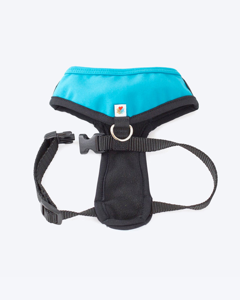 TURQUOISE DOG HARNESS SOFT FIT ADJUSTABLE