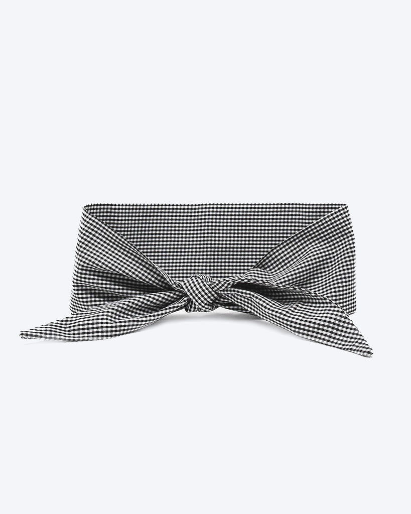 NECKTIE FOR CATS AND DOGS. BANDANA WITHOUT THE FUSS. GINGHAM PRINT.