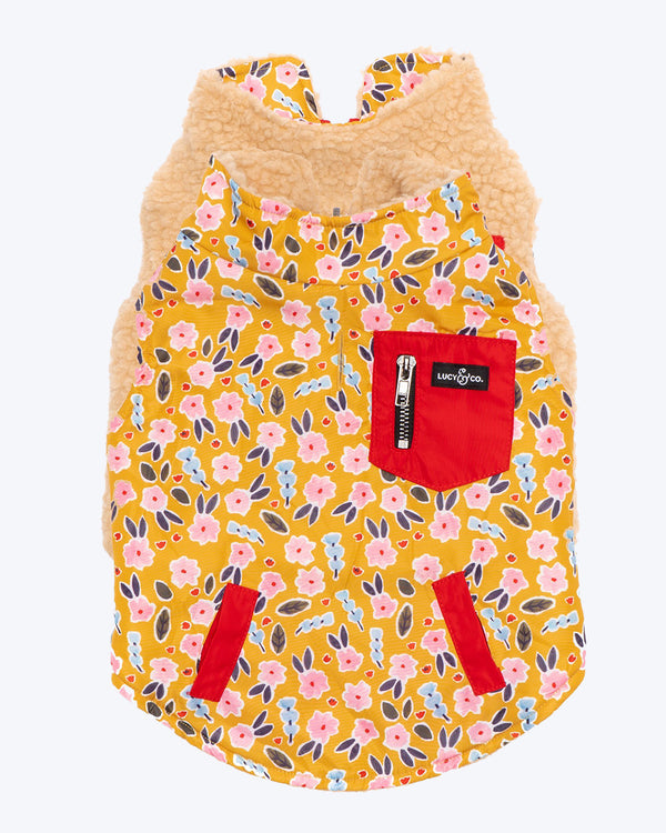 REVERSIBLE TEDDY VEST by Lucy & Co
