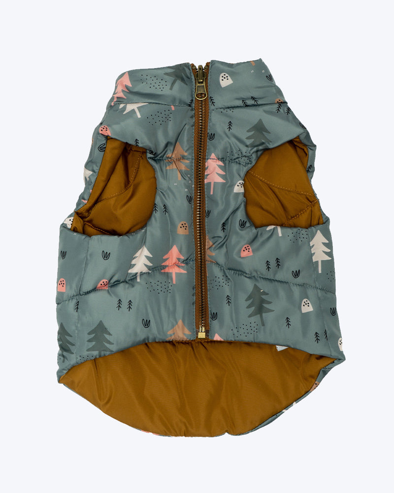 REVERSIBLE PUFFER VEST by Lucy & Co